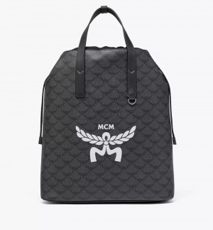 Batohy MCM Worldwide Himmel Drawstring in Lauretos Siva | 321079-GHJ