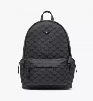 Batohy MCM Worldwide Himmel in Lauretos Jacquard Siva | 130782-JSM