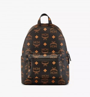 Batohy MCM Worldwide Stark in Maxi Visetos Čierne | 037152-KAL