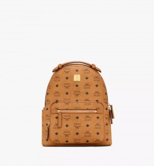 Batohy MCM Worldwide Stark in Visetos Hnede | 741859-NAM