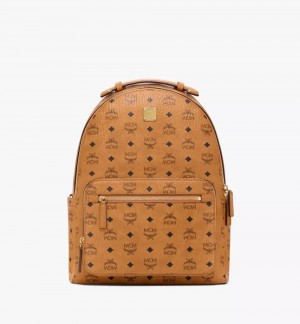 Batohy MCM Worldwide Stark in Visetos Hnede | 815479-VTE