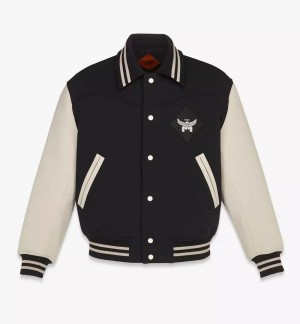 Bundy MCM Worldwide Essential Logo Patch Varsity Damske Čierne | 104963-WID