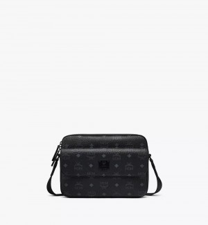 Crossbody Kabelka MCM Worldwide Aren Messenger in Visetos Čierne | 732490-FXG