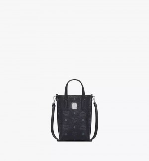Crossbody Kabelka MCM Worldwide Aren in Visetos Čierne | 961384-YXP