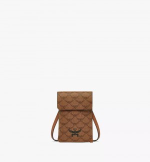 Crossbody Kabelka MCM Worldwide Himmel Pouch in Lauretos Hnede | 587213-OJH