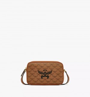 Crossbody Kabelka MCM Worldwide Himmel in Lauretos Hnede | 871062-WVB