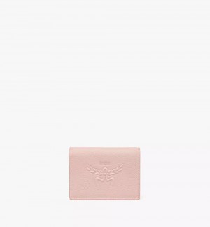 Male Penazenky MCM Worldwide Himmel Snap in Embossed Logo Kozene Ruzove | 853609-YVZ