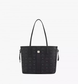 Nákupné Tašky MCM Worldwide Reversible Liz in Visetos Čierne | 809625-BFV