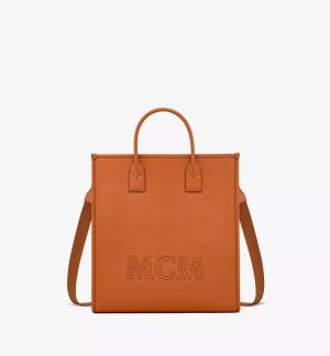 Prenosná Taška MCM Worldwide Klassik in Spanish Calf Kozene Hnede | 793460-VQH