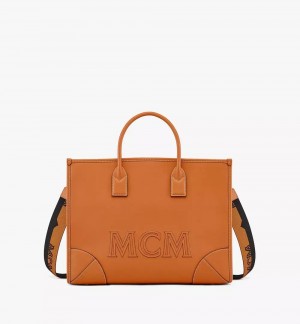 Prenosná Taška MCM Worldwide München in Spanish Calf Kozene Hnede | 586920-OEZ