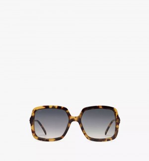 Slnecne Okuliare MCM Worldwide MCM729S Square Chain Damske Hnede | 635940-KAH