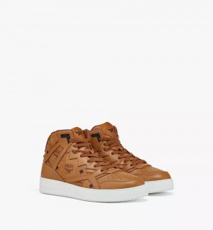 Tenisky MCM Worldwide Neo Terrain Hi in Visetos Panske Hnede | 031872-HIK