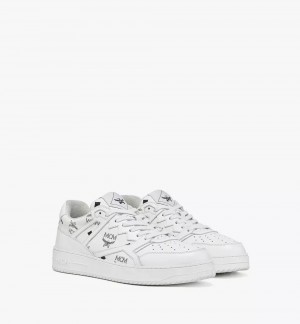Tenisky MCM Worldwide Neo Terrain Lo in Visetos Panske Biele | 315627-XFY