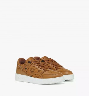 Tenisky MCM Worldwide Neo Terrain Lo in Visetos Panske Hnede | 873016-QSU