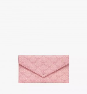 Velke Penazenky MCM Worldwide Himmel Continental Pouch in Lauretos Ruzove | 390574-RLX