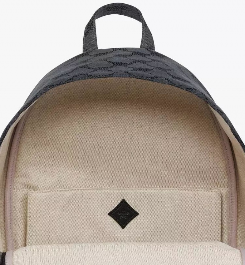 Batohy MCM Worldwide Himmel in Lauretos Jacquard Siva | 130782-JSM