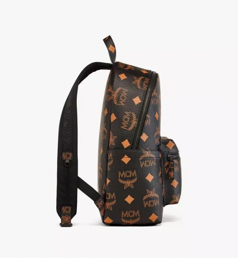 Batohy MCM Worldwide Stark in Maxi Visetos Čierne | 037152-KAL