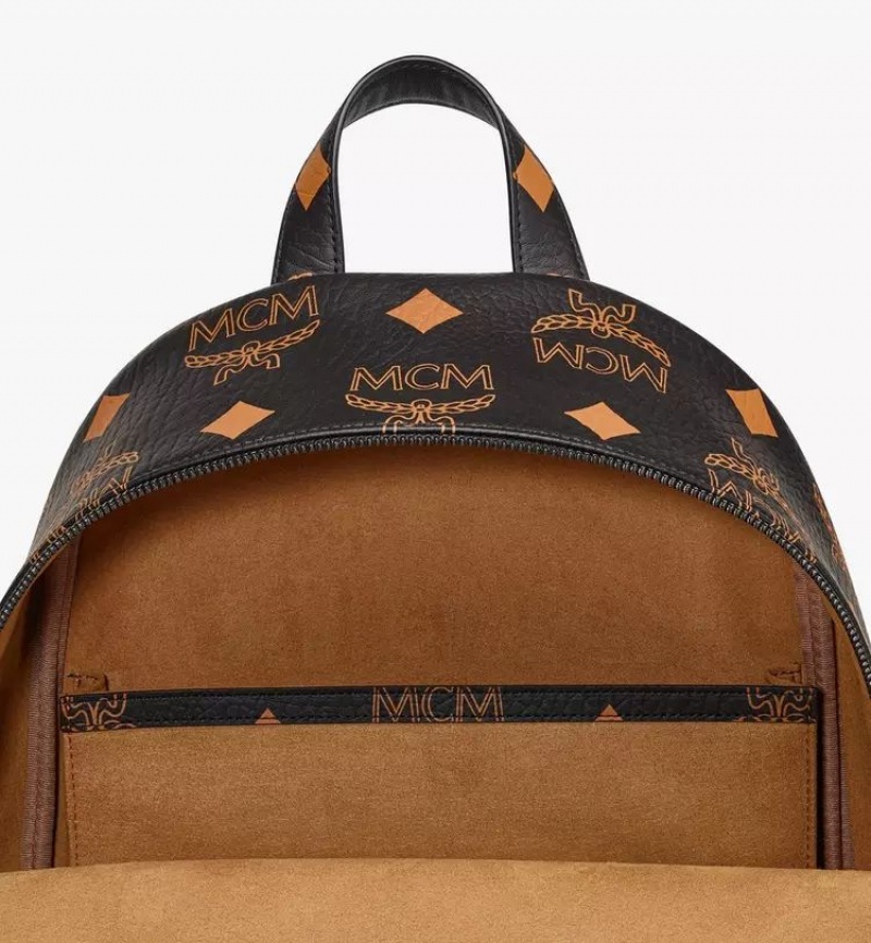 Batohy MCM Worldwide Stark in Maxi Visetos Čierne | 037152-KAL
