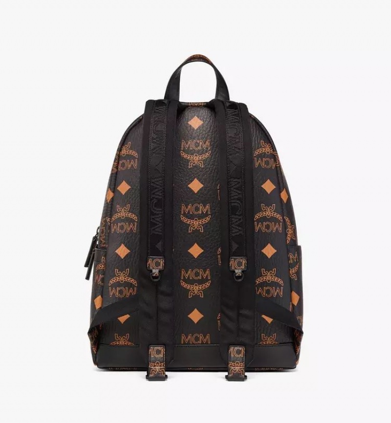 Batohy MCM Worldwide Stark in Maxi Visetos Čierne | 037152-KAL