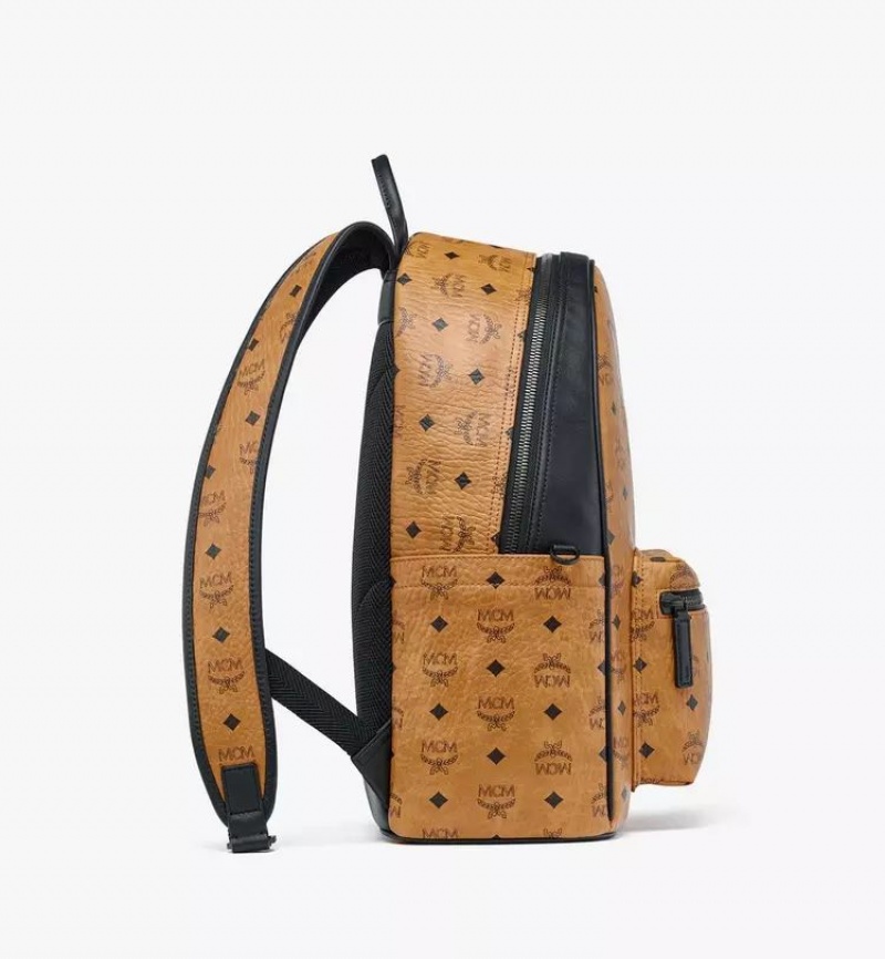 Batohy MCM Worldwide Stark in Mega Laurel Visetos Hnede | 358176-XKF