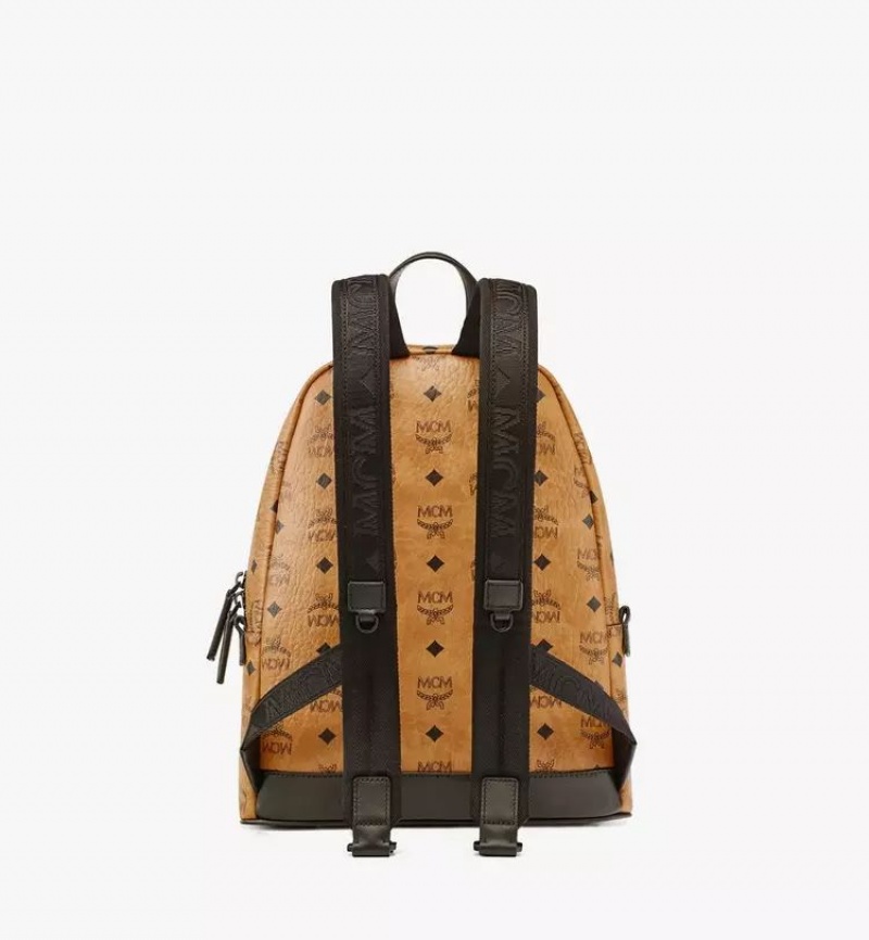 Batohy MCM Worldwide Stark in Visetos Hnede | 629175-PCQ