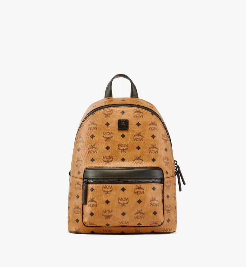Batohy MCM Worldwide Stark in Visetos Hnede | 629175-PCQ