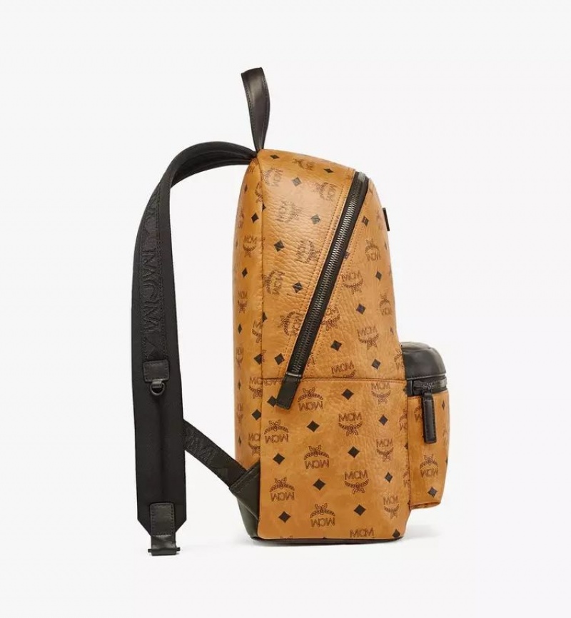 Batohy MCM Worldwide Stark in Visetos Hnede | 645329-XFJ