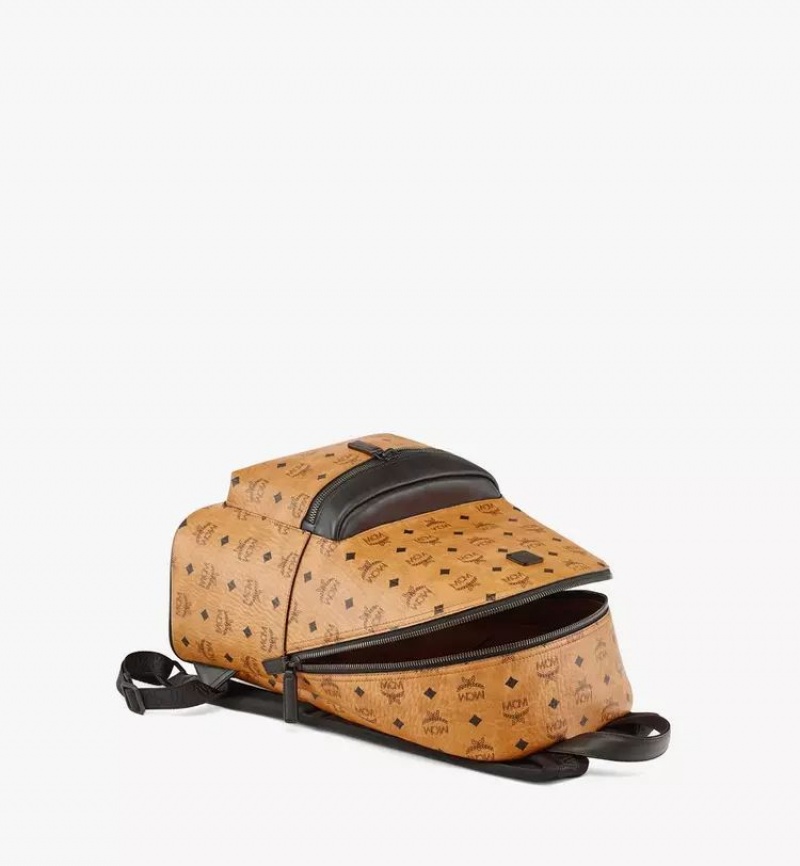 Batohy MCM Worldwide Stark in Visetos Hnede | 645329-XFJ