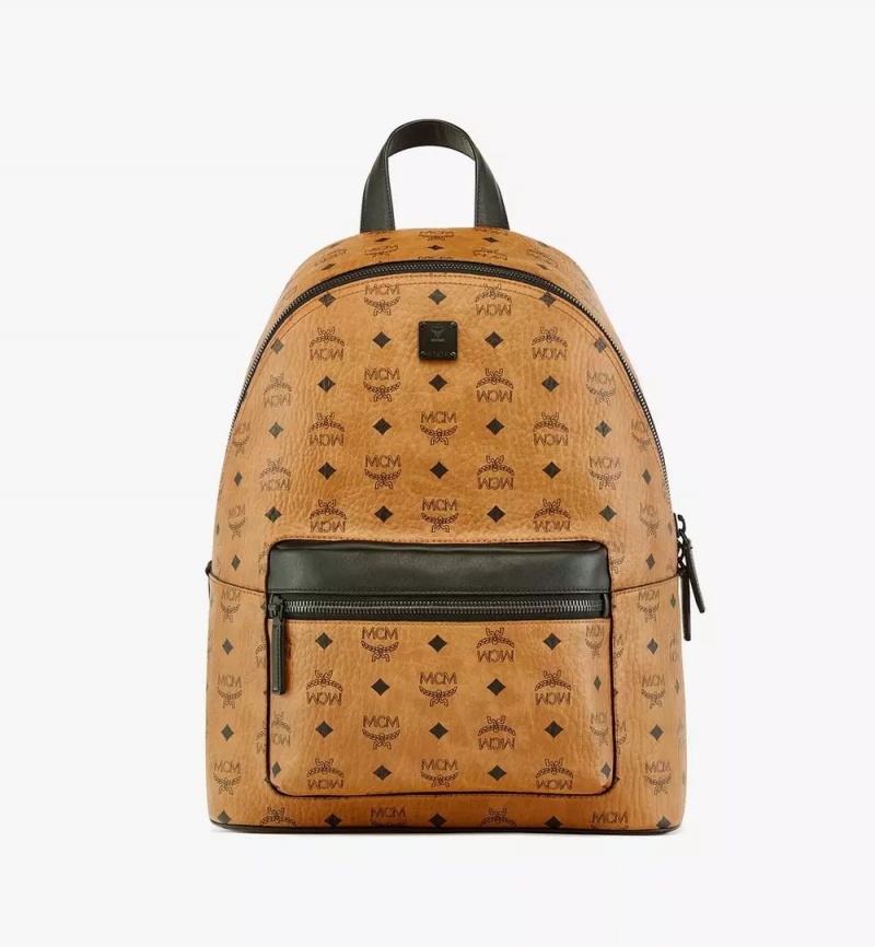 Batohy MCM Worldwide Stark in Visetos Hnede | 645329-XFJ