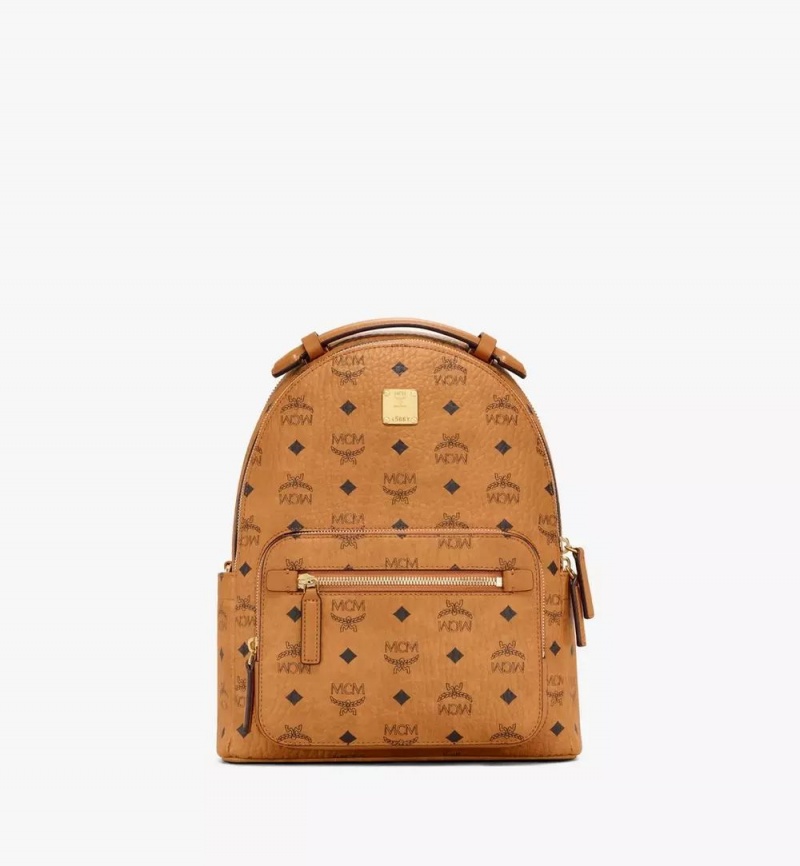 Batohy MCM Worldwide Stark in Visetos Hnede | 741859-NAM