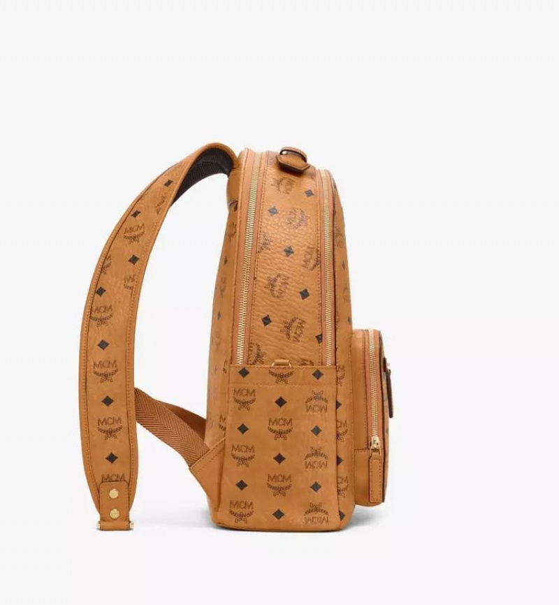 Batohy MCM Worldwide Stark in Visetos Hnede | 815479-VTE