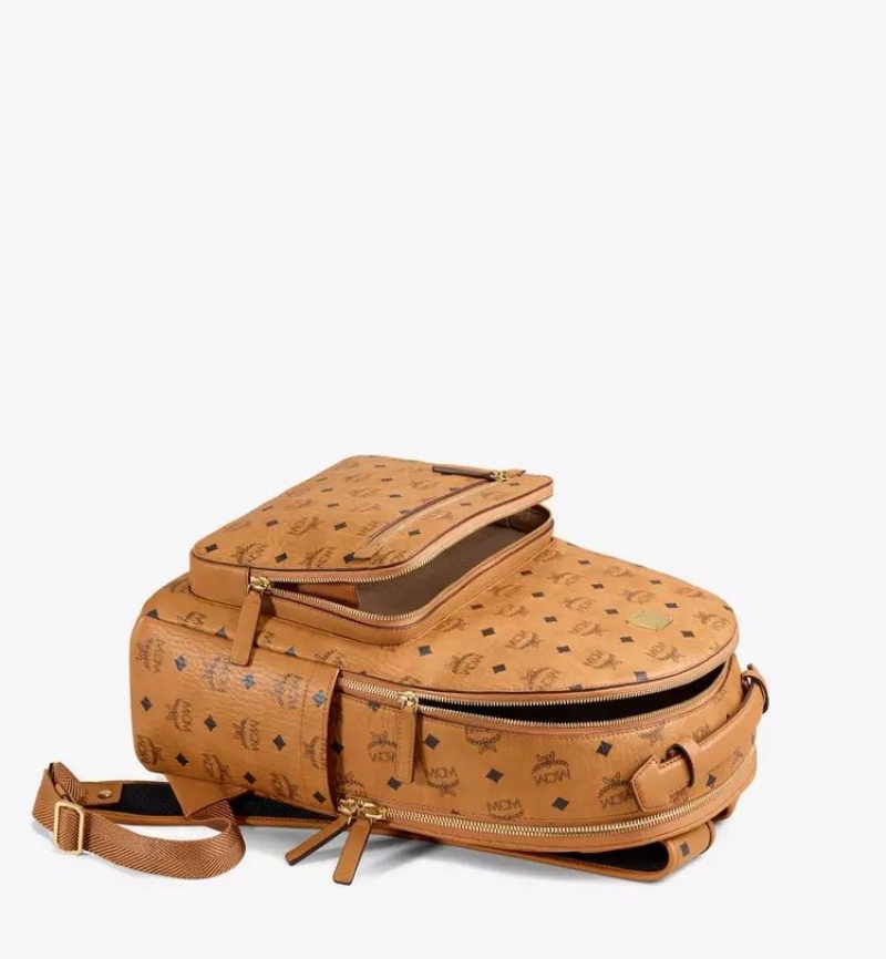 Batohy MCM Worldwide Stark in Visetos Hnede | 815479-VTE