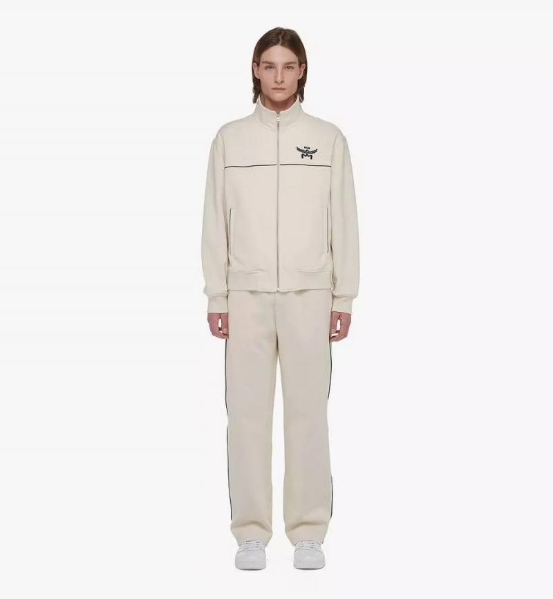 Bundy MCM Worldwide Essential Logo Ponte Tracking Damske Biele | 683249-RAB