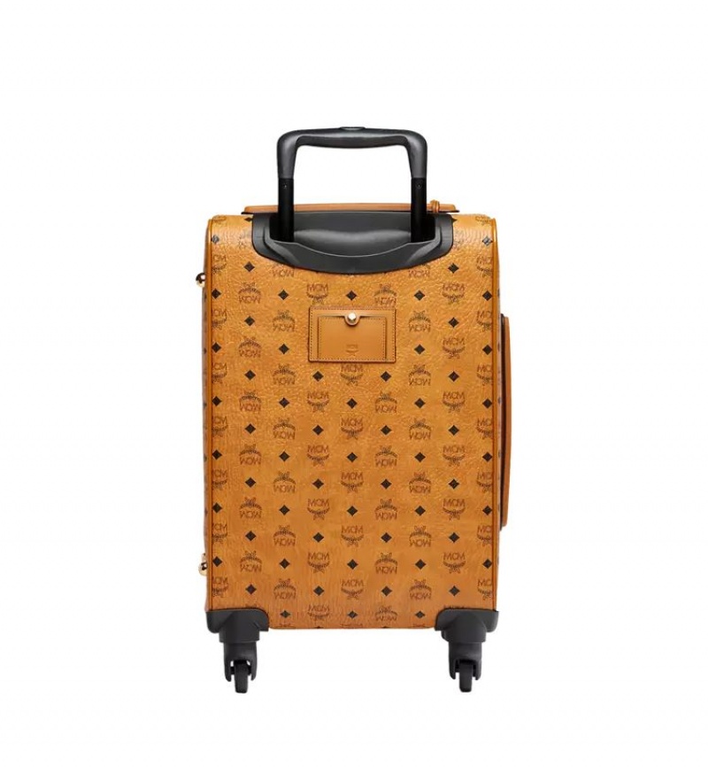 Cestovná Batožina MCM Worldwide Ottomar Cabin Trolley in Visetos Hnede | 273186-DUM