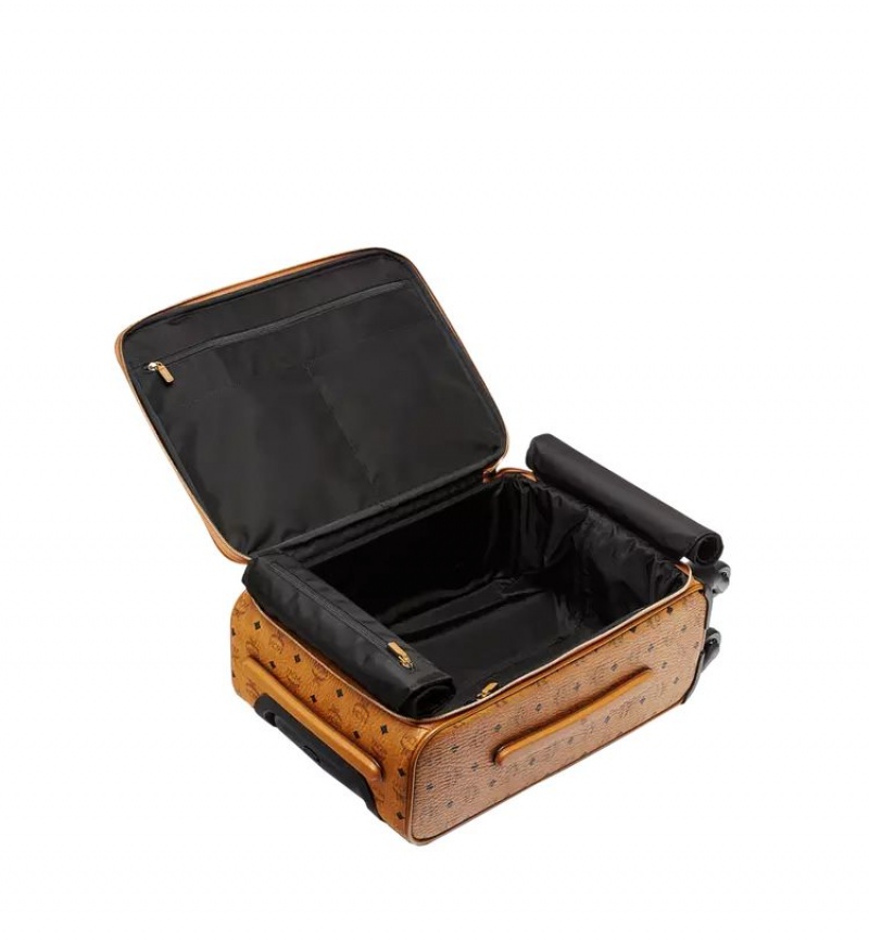 Cestovná Batožina MCM Worldwide Ottomar Cabin Trolley in Visetos Hnede | 273186-DUM