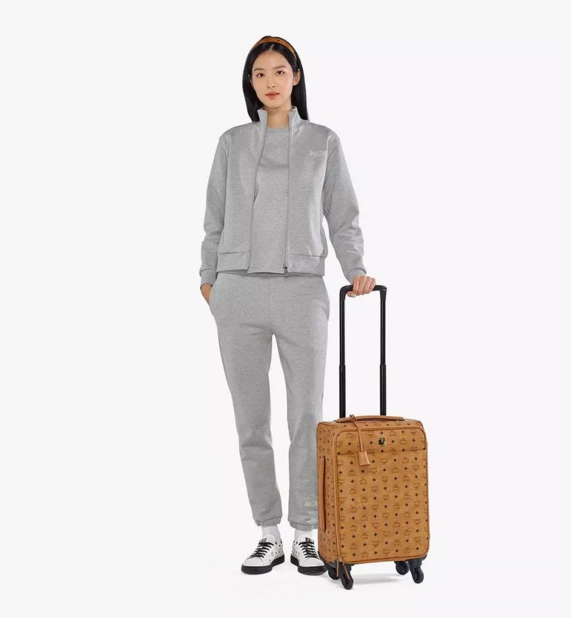Cestovná Batožina MCM Worldwide Ottomar Cabin Trolley in Visetos Hnede | 273186-DUM