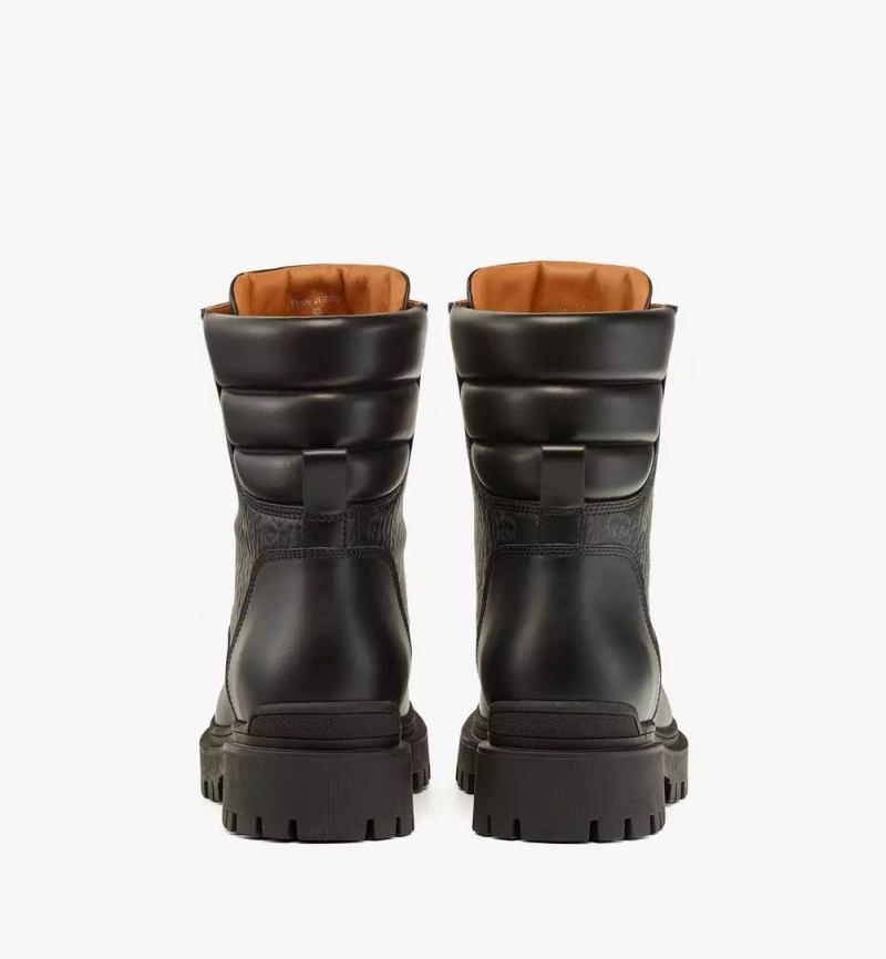 Cizmy MCM Worldwide Visetos in Calf Kozene Damske Čierne | 350746-VZL