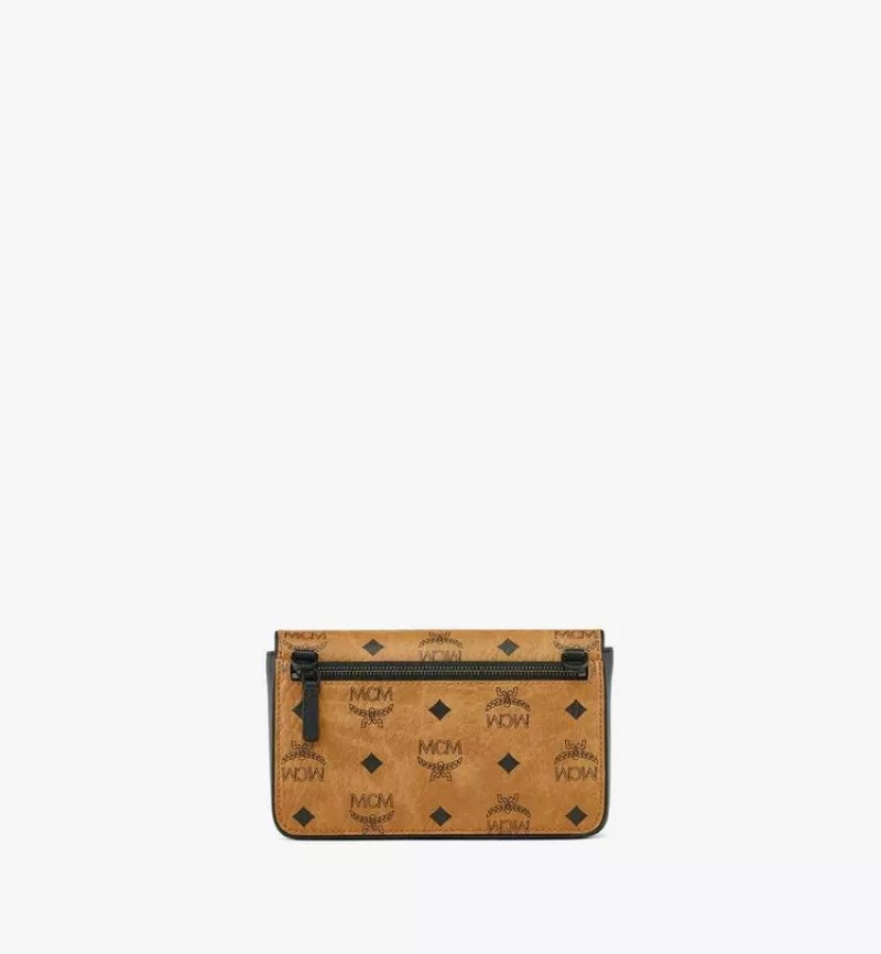 Crossbody Kabelka MCM Worldwide Aren Camera in Visetos Hnede | 362971-GUK