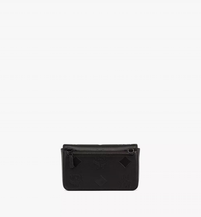 Crossbody Kabelka MCM Worldwide Aren Camera in Maxi Monogram Kozene Čierne | 028145-VSE