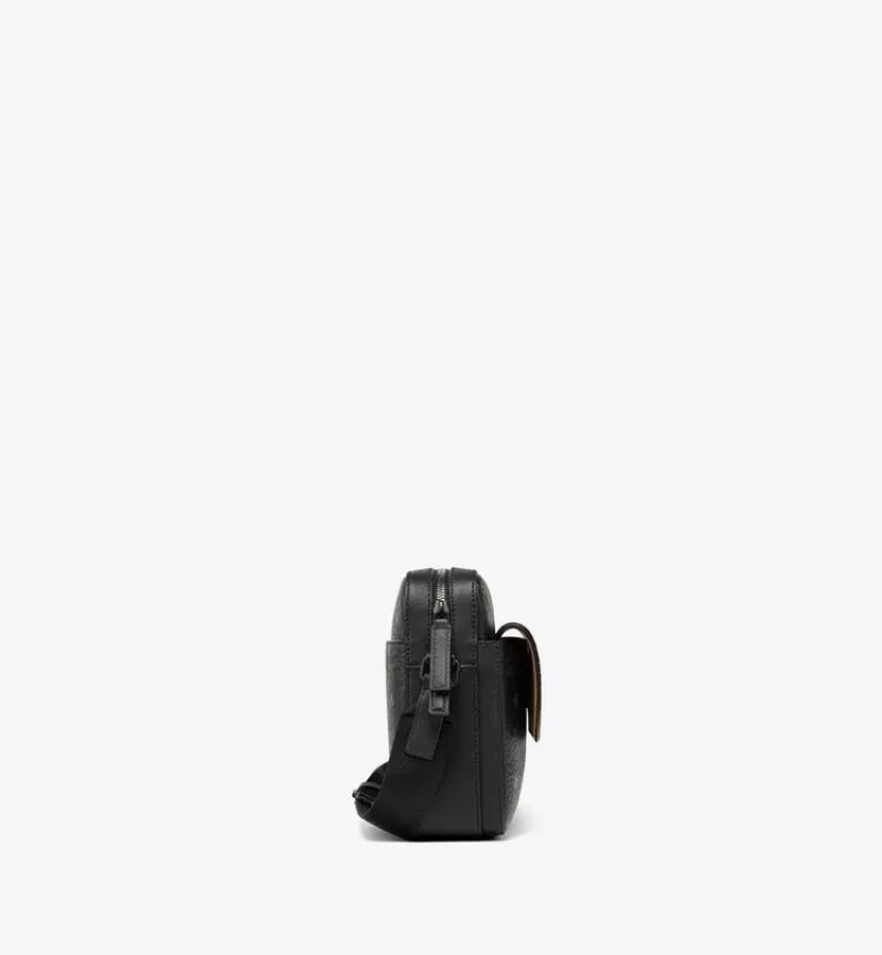 Crossbody Kabelka MCM Worldwide Aren Messenger in Visetos Čierne | 732490-FXG
