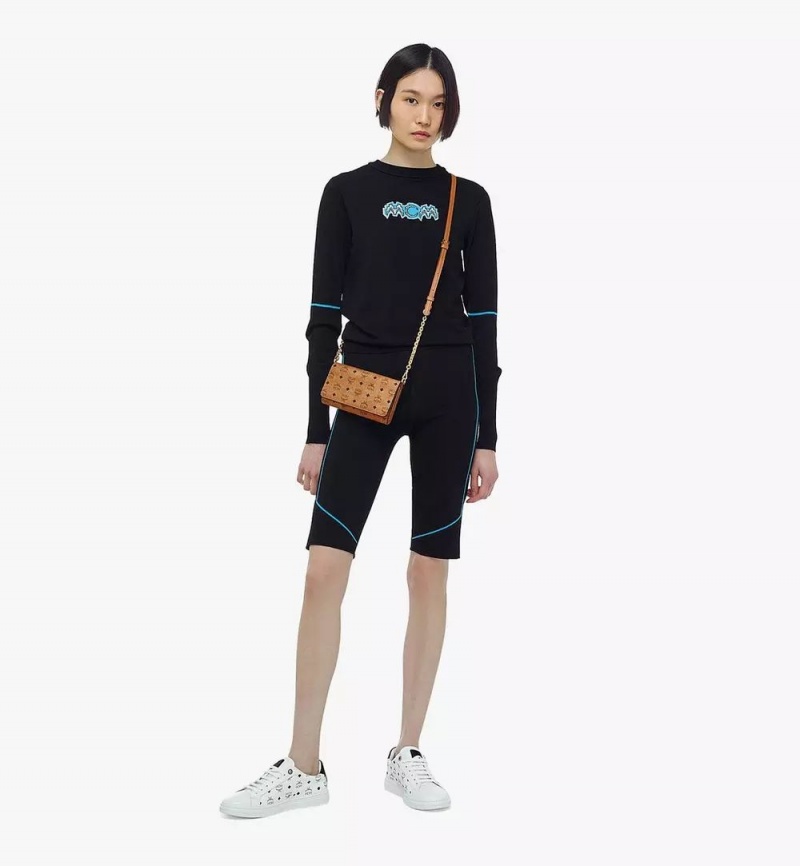 Crossbody Kabelka MCM Worldwide Aren in Visetos Hnede | 812954-UEW