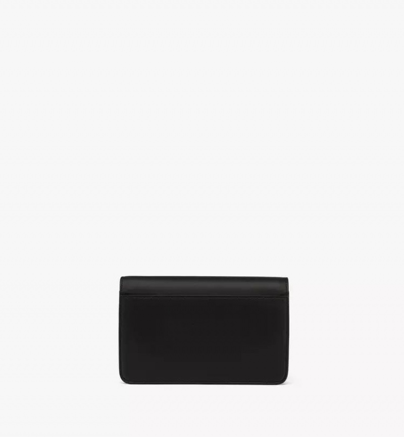 Crossbody Kabelka MCM Worldwide Diamond in Spanish Calf Kozene Čierne | 201839-EHL