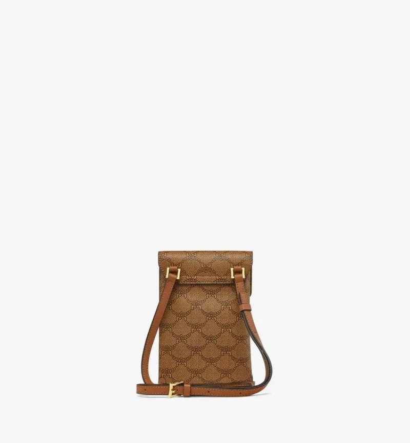Crossbody Kabelka MCM Worldwide Himmel Pouch in Lauretos Hnede | 587213-OJH