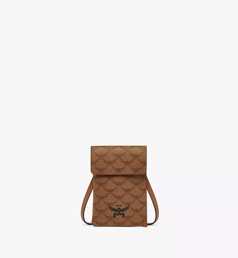 Crossbody Kabelka MCM Worldwide Himmel Pouch in Lauretos Hnede | 587213-OJH