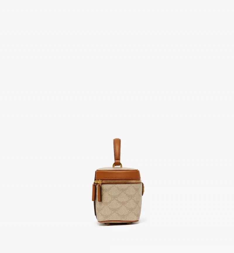 Crossbody Kabelka MCM Worldwide Himmel Vanity in Lauretos Béžové | 982574-MJU