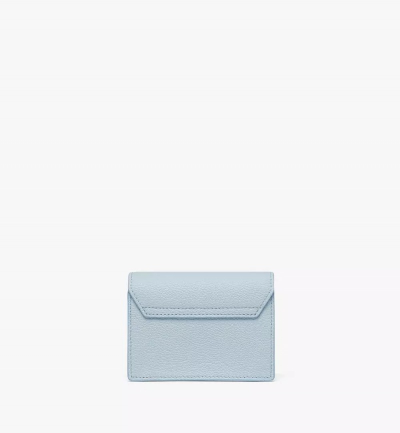 Crossbody Kabelka MCM Worldwide Himmel in Embossed Logo Kozene Modre | 014825-GXH