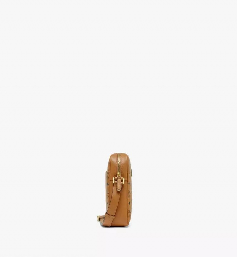 Crossbody Kabelka MCM Worldwide Klassik in Visetos Hnede | 495068-BUY