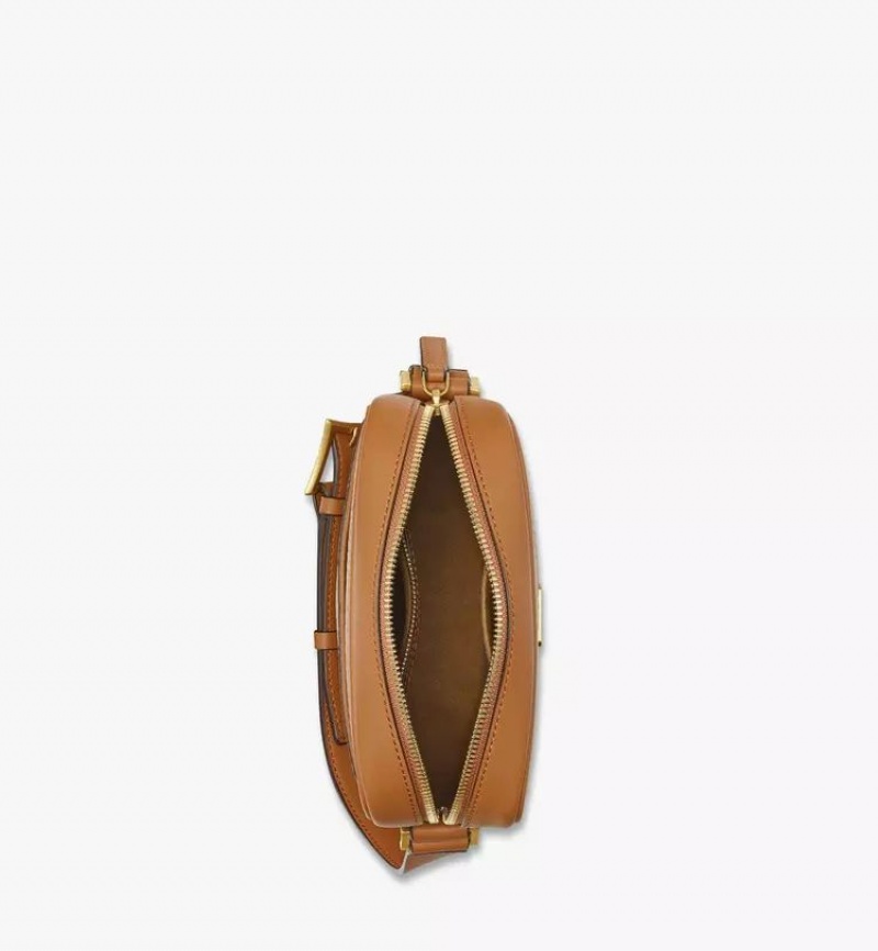 Crossbody Kabelka MCM Worldwide Klassik in Visetos Hnede | 495068-BUY