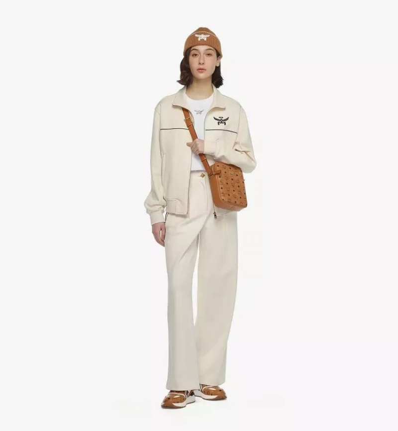 Crossbody Kabelka MCM Worldwide Klassik in Visetos Hnede | 495068-BUY