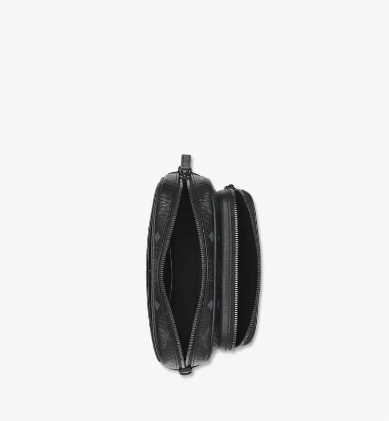 Crossbody Kabelka MCM Worldwide MCM x BAPE Aren in Visetos Čierne | 052689-XOJ